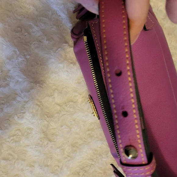 Dooney & Bourke calf leather mini satchel shoulder bag - Picture 6 of 7